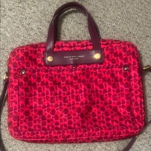 Marc Jacobs Red Leopard Print Women's Bag